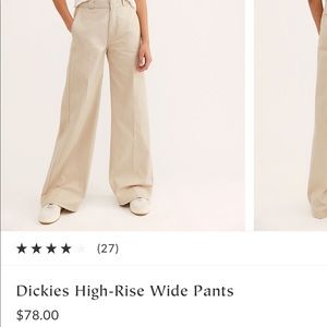 Dickies wide leg pants
